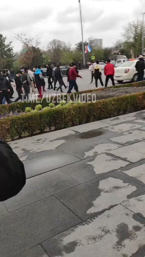 Tashkent today. An angry mob is protesting against decriminalisation of same sex conduct between men even though the gov is not planning it. Over the past days Uzbek social media have been on fire over the issue of LGBT rights Uzbekistan 
